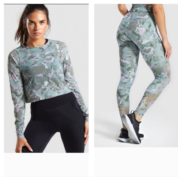 Gymshark Pants - GYMSHARK GS UNIQUE TOP & LEGGINGS!